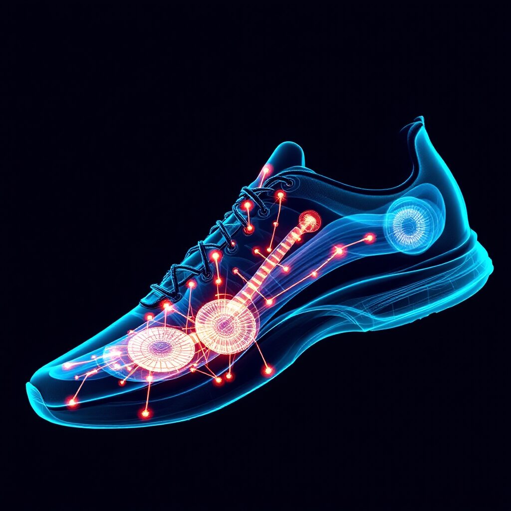 anatomía de las zapatillas con placa de carbono