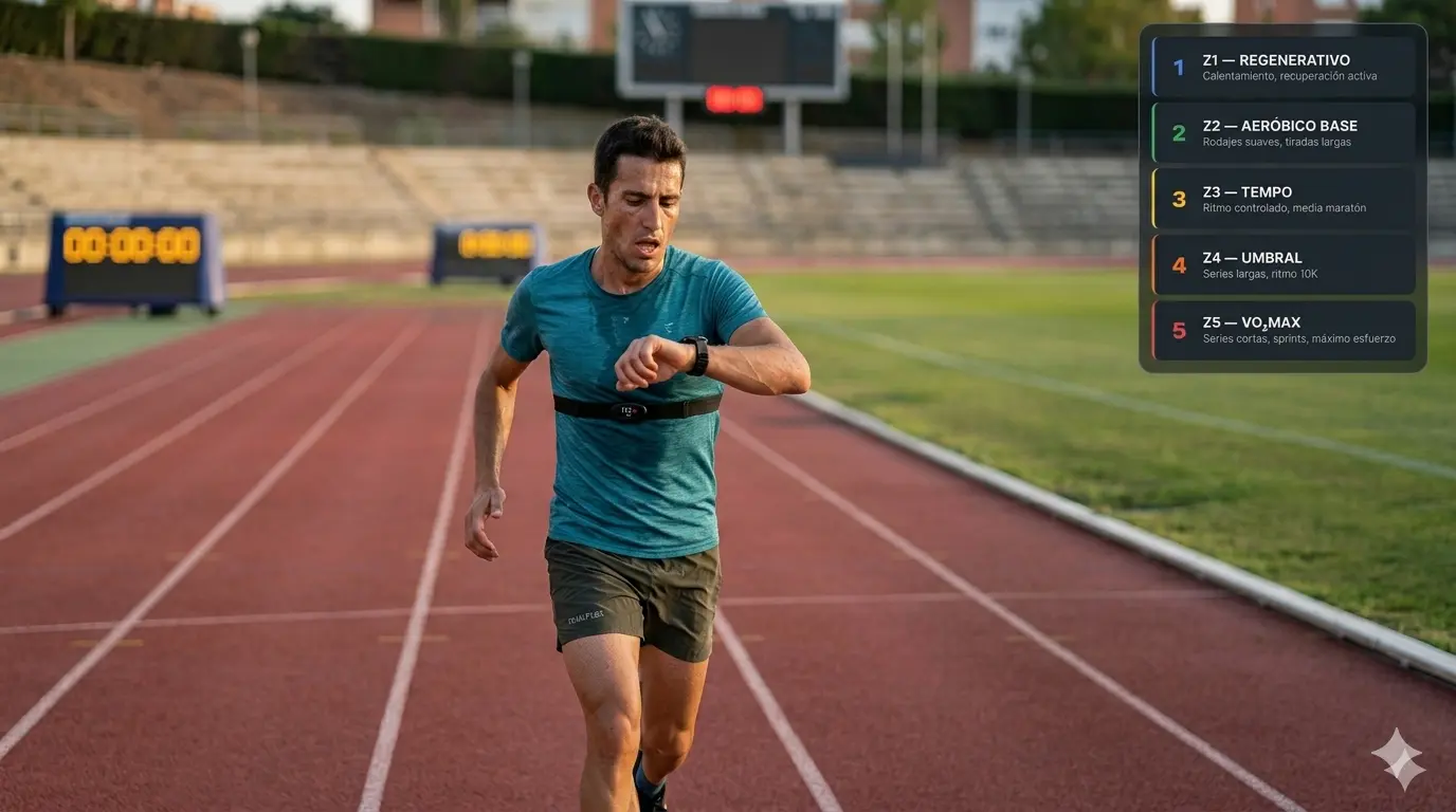 Calcular zonas de entrenamiento para running